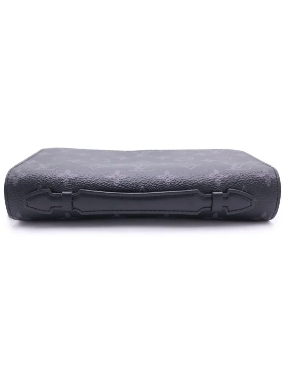 Louis Vuitton Monogram Eclipse Zippy XL Leather Zip Around Wallet Black - Picture 6 of 6